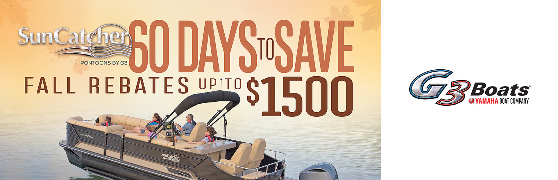 G3: SunCatcher 60 Days to Save Fall Rebates